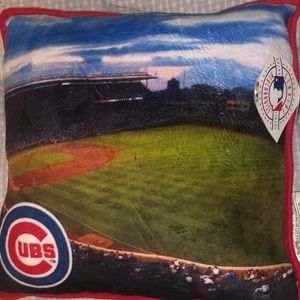 MLB authentic Wrigley Field fuzzy Pillow